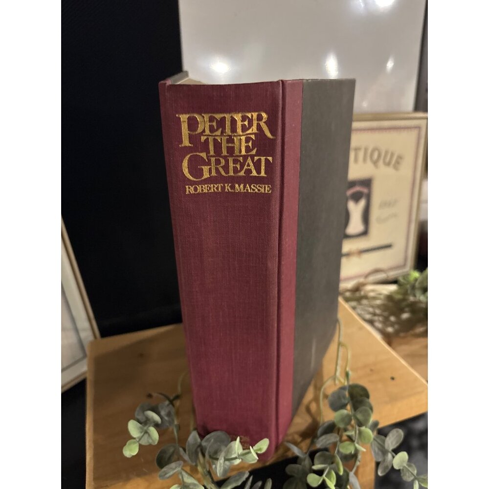 Peter The Great By Robert K. Massie Hardcover Book 1991 Edition Vintage